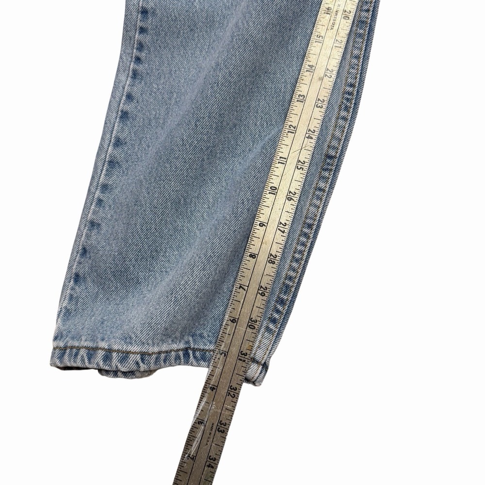 Levi's 505 Men's Jeans Made In Canada Batwings 36x32 Light Wash Straight Leg - Picture 14 of 16